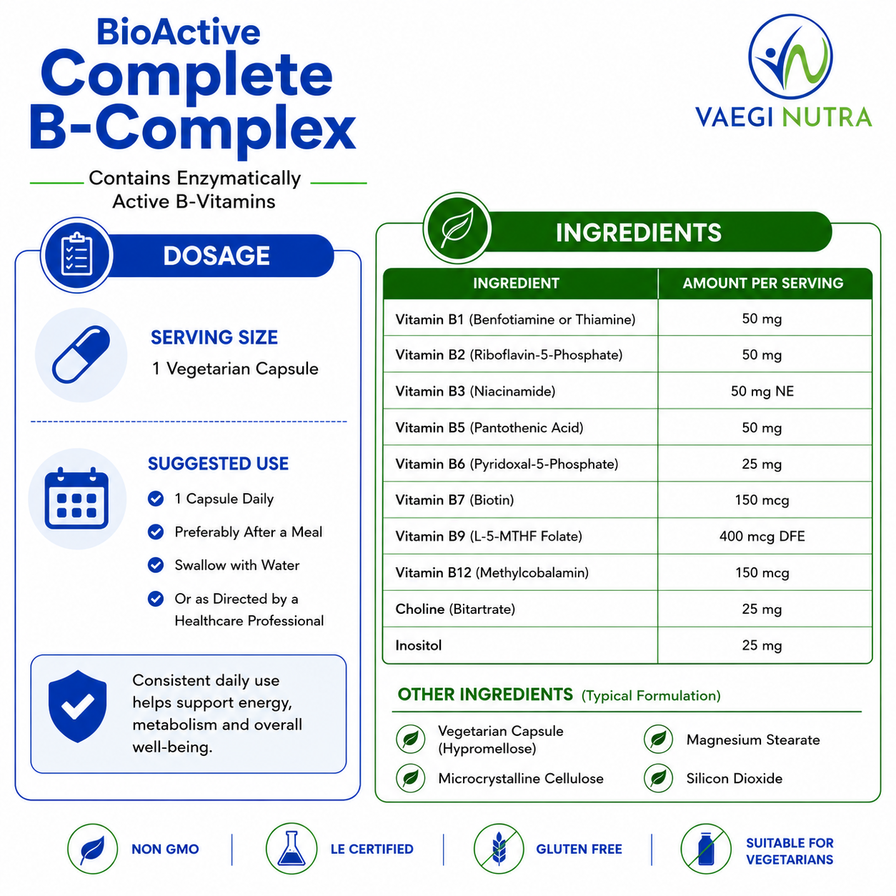 BIOACTIVE COMPLETE B-COMPLEX